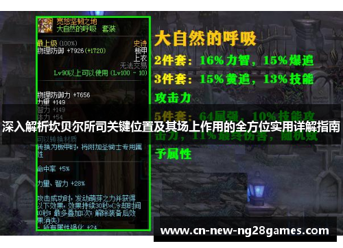 深入解析坎贝尔所司关键位置及其场上作用的全方位实用详解指南 深入解析坎贝尔所司关键位置及其场上作用的全方位实用详解指南